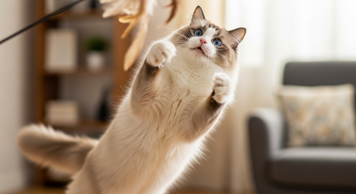 Jeux et enrichissement du Ragdoll : stimuler votre chat au quotidien