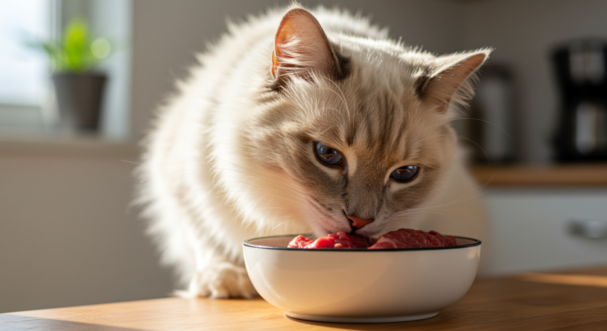 L’alimentation crue (BARF) pour le Ragdoll : ce qu’il faut savoir — chat Ragdoll, chatterie La Rose Boisée