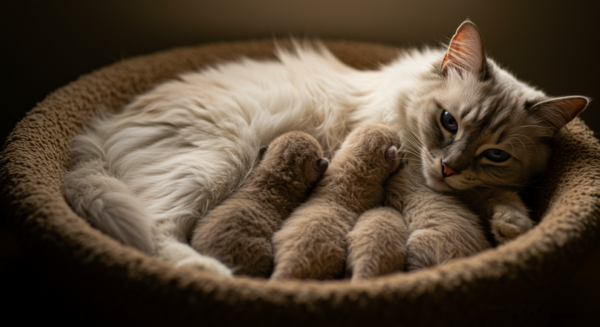 La gestation de la chatte Ragdoll : accompagner sa femelle pendant la grossesse